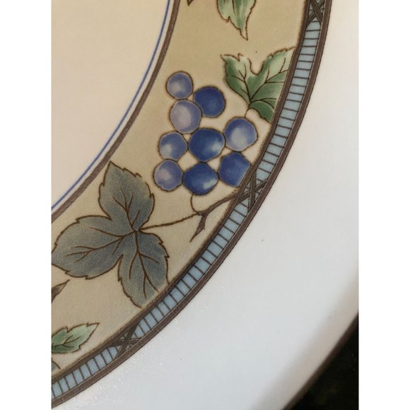 Mikasa Intaglio Garden Harvest Chip Dip Platter 14 1/2” CAC29, No Dip Bowl - Picture 4 of 5